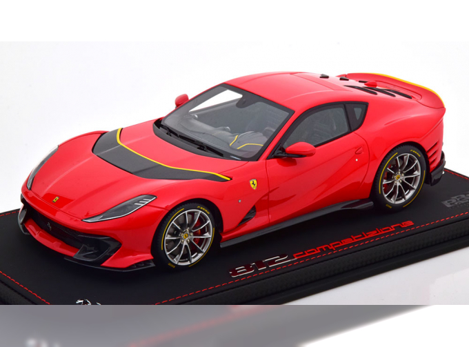 FERRARI 812 Competizione (2021), red yellow