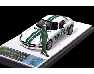 MERCEDES-BENZ SLS Dubai Police, white / green