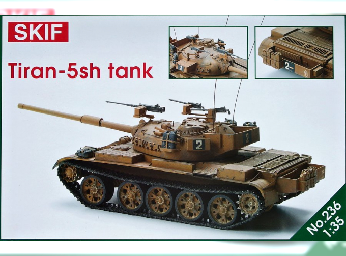 Сборная модель Средний танк Tiran-5Ш
