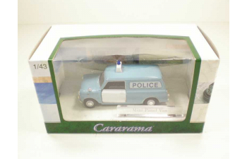 MINI Panel Van POLICE, Classic cars 1:43, белый с голубым