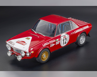 LANCIA Fulvia Hf 1600 Coupe (night Version) №12 2nd Rally Sanremo (1972) Sergio Barbasio - Piero Sodano, Red White