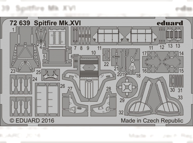 Фототравление для Spitfire Mk. XVI