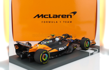 McLAREN F1 Mcl38 Team Mclaren №4 2nd Hungarian Gp (2024) Lando Norris, Orange Black