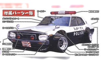 Сборная модель LB Works Ken Mary 4Dr Patrol Car