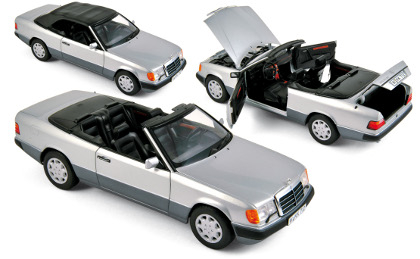 MERCEDES-BENZ 300 CE-24 Cabriolet A124 (1990), silver