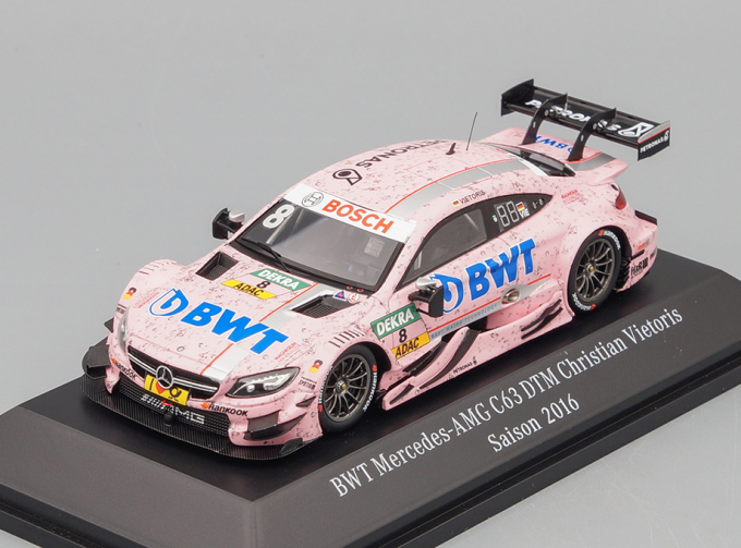 MERCEDES-BENZ AMG C 63 DTM 2016 BWT Christian Vietoris pink