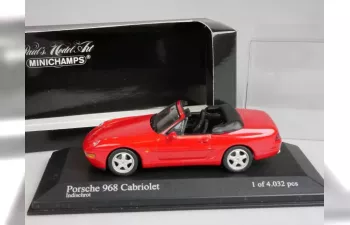 PORSCHE 968 Cabriolet (1994), red