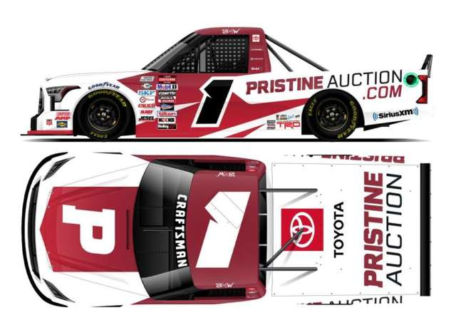 TOYOTA Tundra #1 Bubba Wallace *Pristine Auction*, white/red 2023