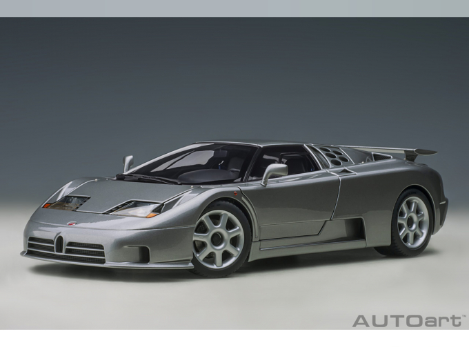 BUGATTI EB 110 SS metallic grey/silver