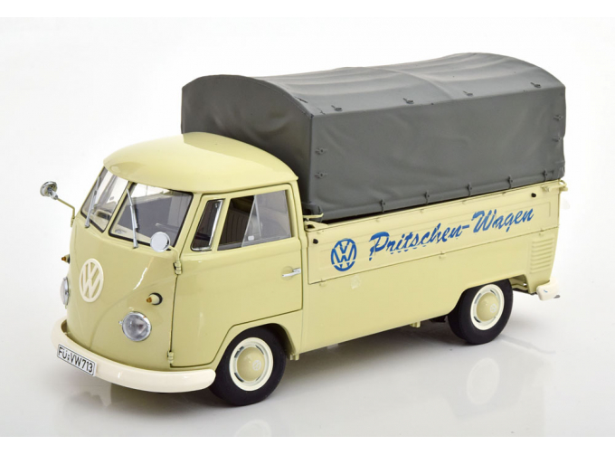 VOLKSWAGEN T1b Plane Pritschen-Car (1959), creme grey