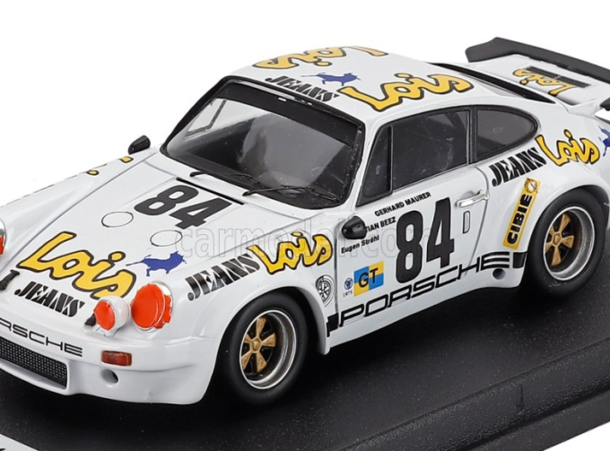PORSCHE 911 Carrera Rs Team G. Maurer №84 Winner Gt Class 24h Le Mans (1975) Gerhard Maurer - Christian Beez - Eugen Strahl, White