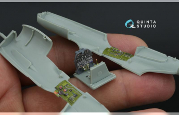 3D Декаль интерьера кабины P-40E Warhawk (Academy/Моделист) (с 3D-печатными деталями)