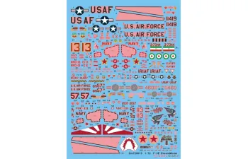 Сборная модель Northrop F-5E Tiger II Early Version