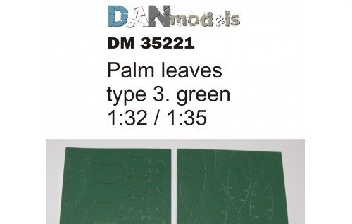 Набор зеленых пальмовых листьев