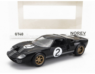 FORD Gt40 Mkii 7.0l V8 Team Shelby American Inc. №2 Winner 24h Le Mans (1966) B.Mclaren - C.Amon, Black Silver