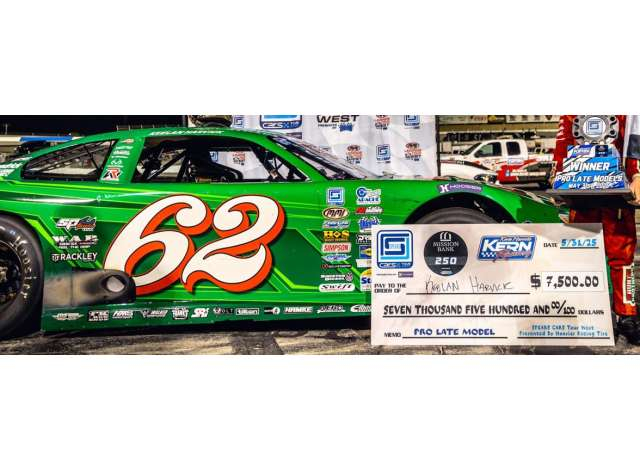 CHEVROLET Late Model #62 Keelan Harvick *Hunt Brothers Pizza*, green 2025