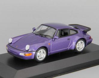 PORSCHE 911 Turbo (964) (1990), purple metallic