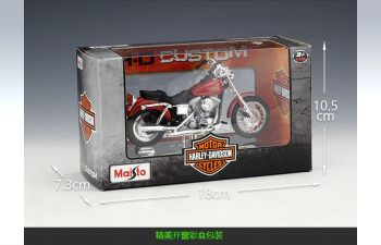 Мотоцикл Harley-Davidson FXDL Dyna Low Rider красный