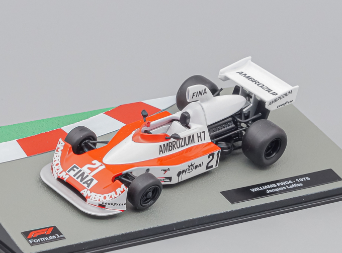 WILLIAMS F1 Fw04 #21 Season (1975) Jacques Laffite, Red White