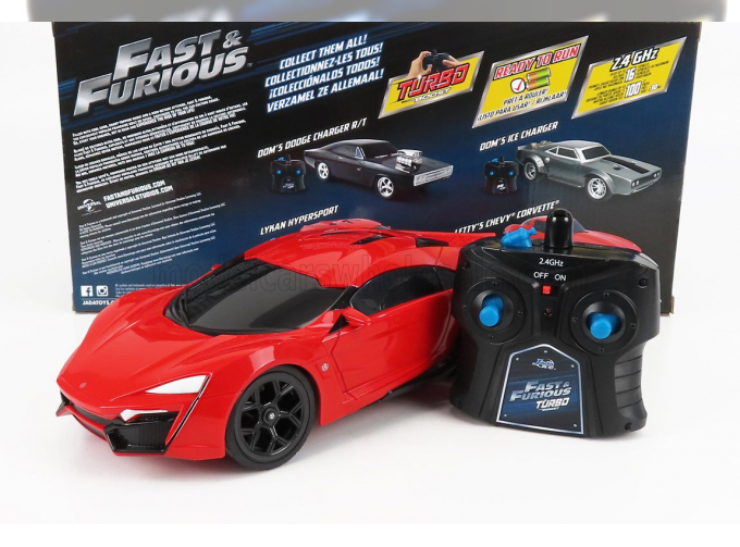 LYKAN Dom's Hypersport - Fast & Furious 7 2015, Red