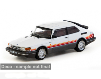 SAAB 900 Turbo (1978), white/orange