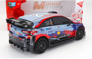 RC HYUNDAI I20 Wrc Coupe Team Mobis №0 Rally (2020), 2 Tone Blue Red