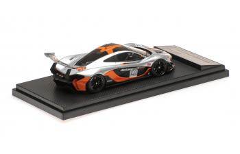 McLaren P1 GTR Design Concept - 2015 серебристый с черным и оранжевым