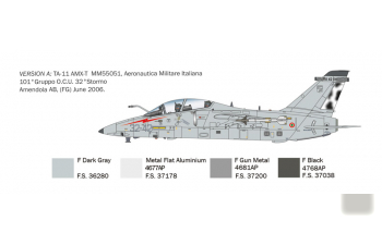 Сборная модель EMBRAER Amx-t Airplane Military 1985