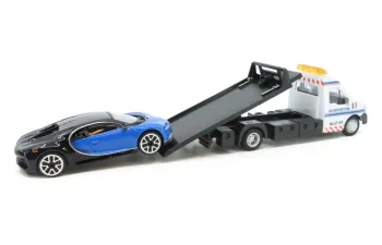 IVECO Daily Transporter + Bugatti Chiron, white