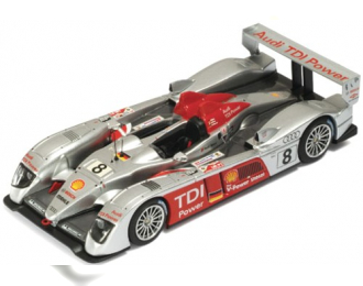 AUDI R10 #8 "Audi Sport" F.Biela - M.Werner - E.Pirro Winner LM (2006), silver