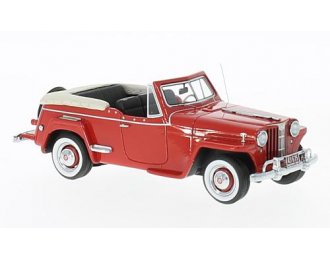 WILLYS Jeepster Convertible 1948 Red