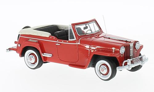 WILLYS Jeepster Convertible 1948 Red