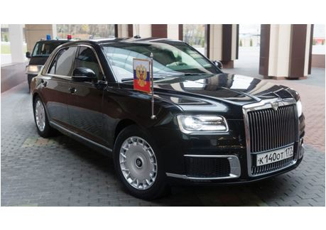 AURUS SENAT седан бронированный со штандартом, universe black