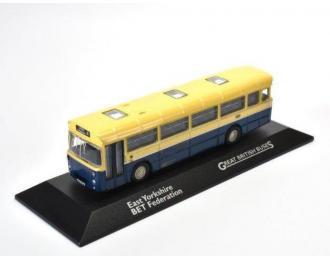 автобус LEYLAND Leopard Marshall BET Federation "East Yorkshire" 1974  Yellow/Blue