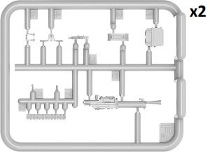 Сборная модель Austin Armoured Car 3rd Series: German, Austro-Hungarian, Finnish Service. Interior Kit