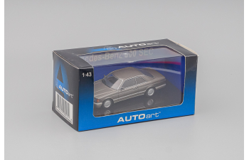 MERCEDES-BENZ 500 SEC (W126) Coupe 1981, antracite grey metallic