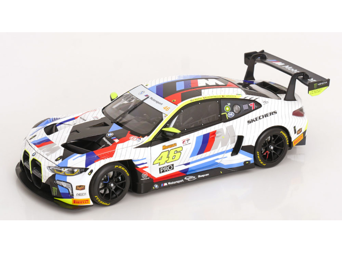 BMW M4 GT3 No 46 EVO 3.0L Turbo Team WRT №46 2nd 12h Barthurst (2025) Valentino Rossi - Raffaelle Marciello - Charles Weerts