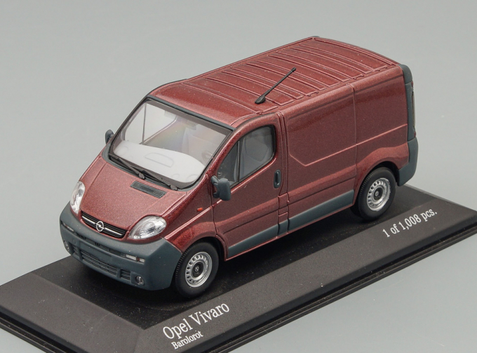 OPEL Vivaro Delivery Van, barolo red