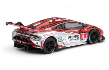 LAMBORGHINI Huracan GT3 EVO2 #9 Pfaff Motorsports Weathertech GTD Pro (2025), red / silver