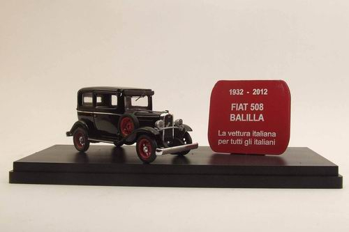 FIAT 508 BALILLA – 80° Anniversary – 1932/2012 черный