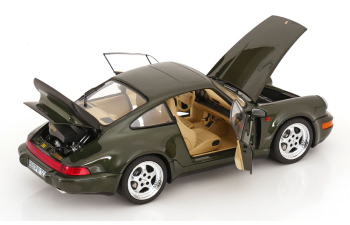 PORSCHE 911 (964) Turbo 3.6 Coupe (1993), green metallic
