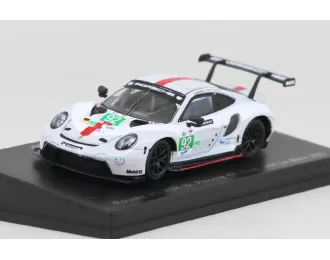 PORSCHE 911 991-2 Rsr-19 4.2l Team Porsche Gt №92 24h Le Mans (2022) Michael Christensen - Kevin Estre - Laurens Vanthoor, White Grey Red