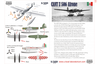 Сборная модель CANT Z.506 Italian Floatplane, 1938 (1WL+1FH)