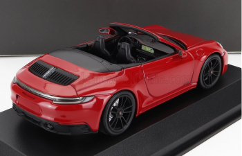 PORSCHE 992 Carrera GTS Cabriolet, red