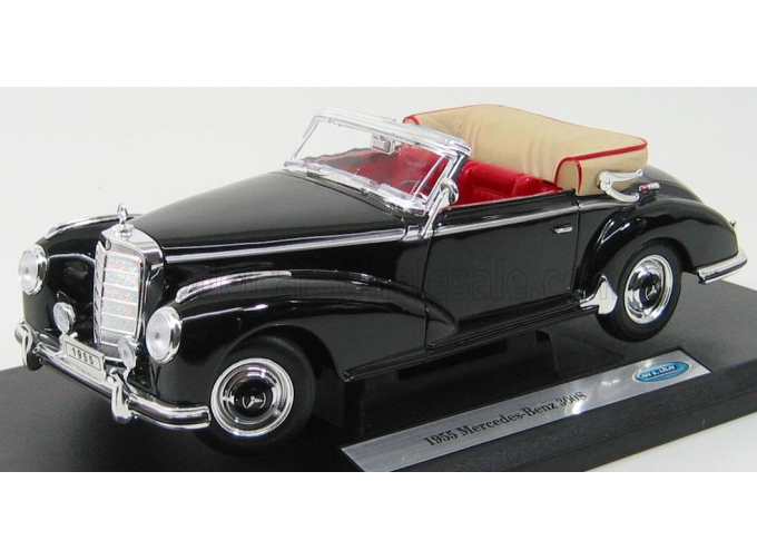 MERCEDES-BENZ 300S Cabriolet Open (1955), black