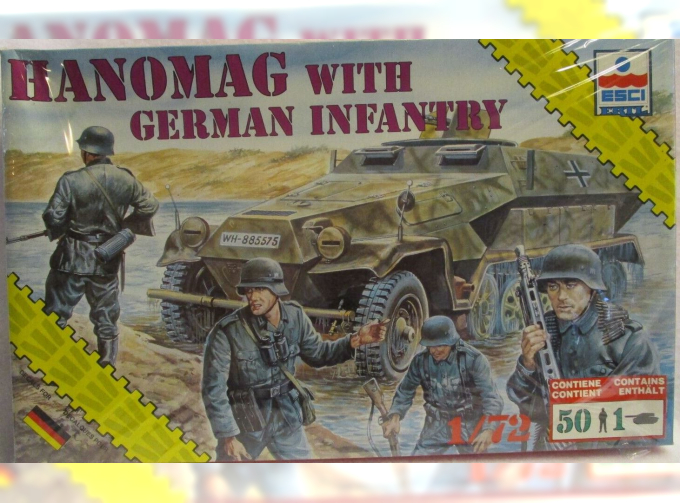 Сборная модель Hanomag with German Infantry