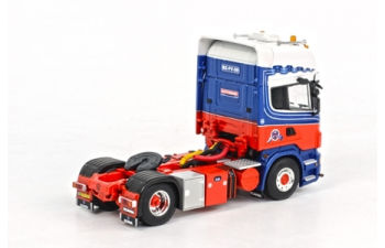 SCANIA R Topline Single truck, Premium Line 1:50, сине-красный