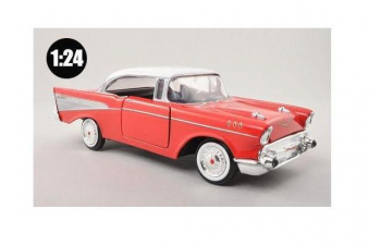 CHEVROLTET Bel Air Hardtop (1957), red/white 