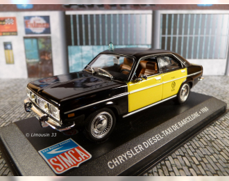 CHRYSLER Diesel Taxi de Barcelone (1980), black/yellow