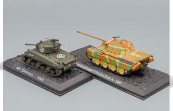 Panzerkampfwagen Panther Aust.A (1944) vs M-4 Sherman (1944), Танки Мира коллекция Спецвыпуск 2 